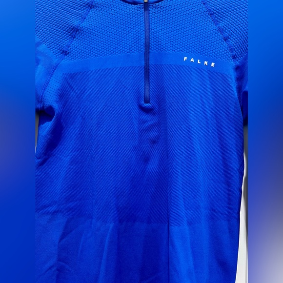 FALKE Germany Skii Men’s Zip Up Thermal Long Sleeve Half Zip Maximum Warm - Picture 3 of 7